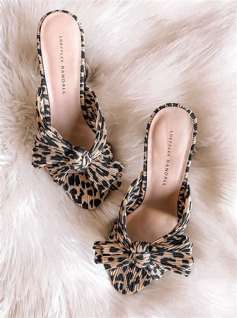 versace leopard mules|Leopard Opera Bow Mules 85 mm .